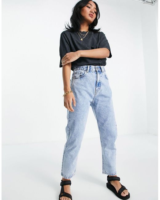 Pull\u0026Bear Denim Petite High Waisted 