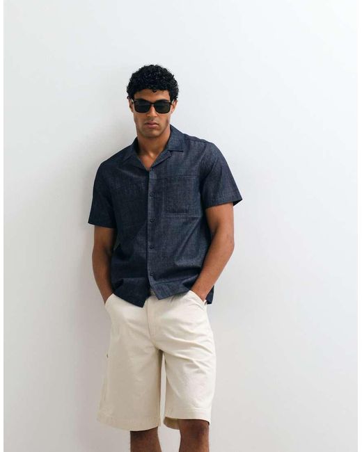 ARKET Blue Carpenter Denim Shorts for men