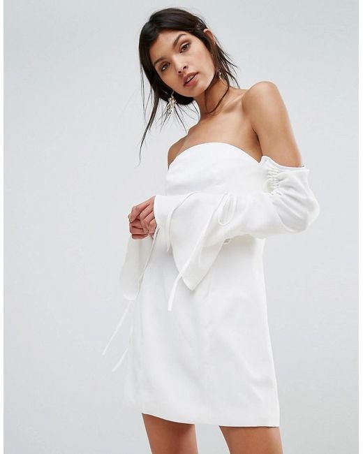 C/meo Collective White Right Kind Of Madness Dress