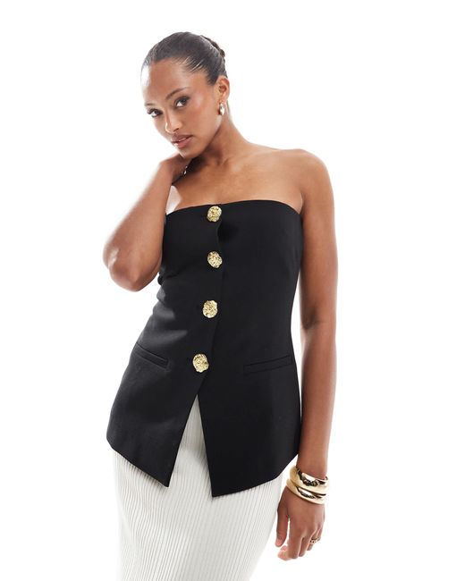 4th & Reckless Blue – elegantes, trägerloses oberteil