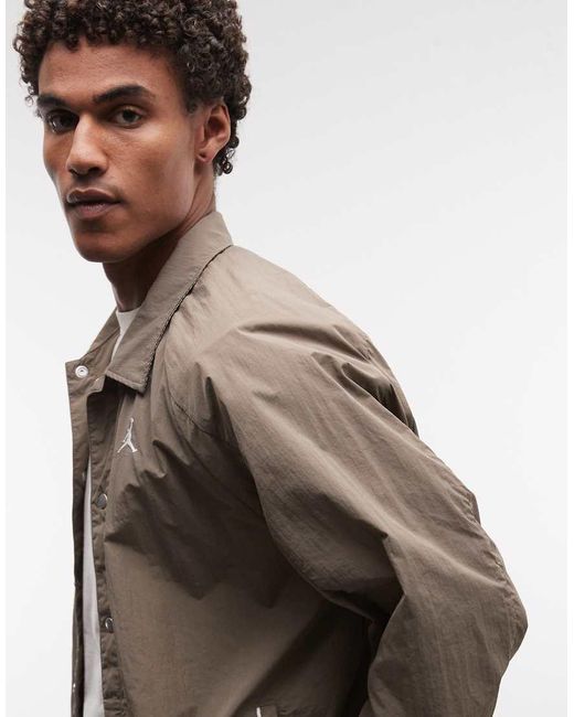 Nike Brown Brooklyn Lightweight Shell Jacket for men