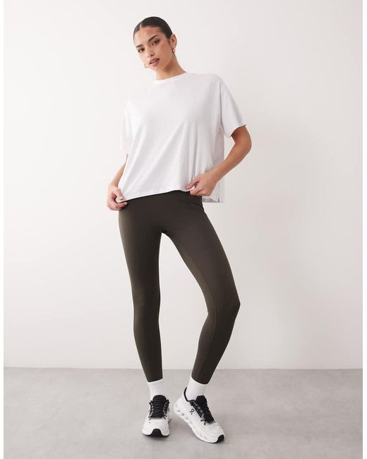 4505 White Modal Blend Ultra Soft Boxy Performance T-Shirt