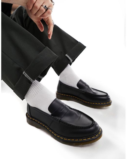 Dr. Martens Dr. martens – penton – loafer aus glattem leder in Black für Herren