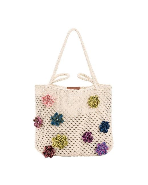 Desigual White – gehäkelte tasche