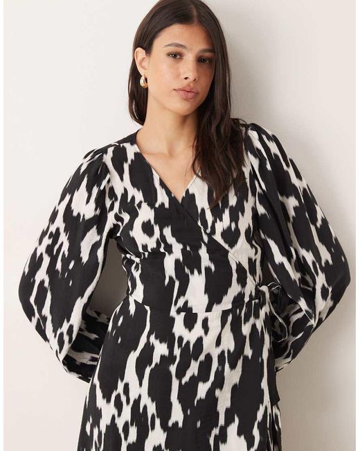 JDY Tall White Wrap Midaxi Dress