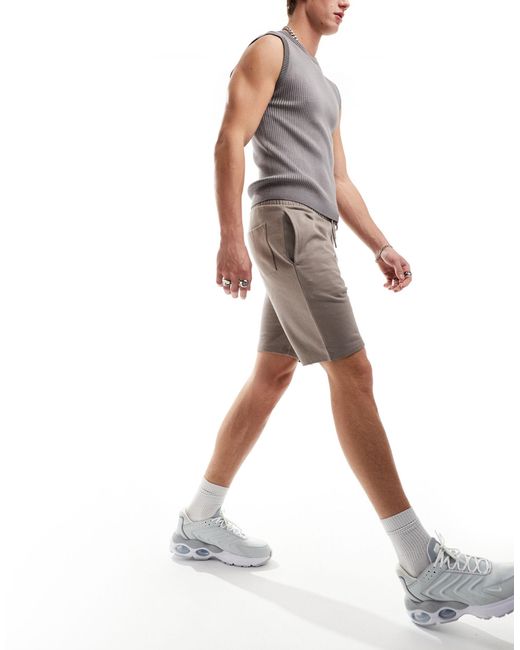 ASOS Gray Skinny Fit Shorts for men