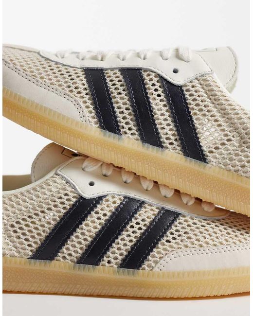 Adidas Originals Metallic Samba Og Crochet Trainers