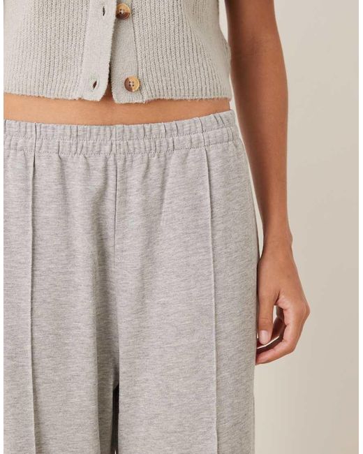 Brave Soul Natural Jersey Jogger With Seam Detail