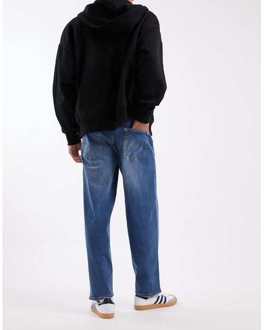 ADPT Black Wide Fit Jean for men