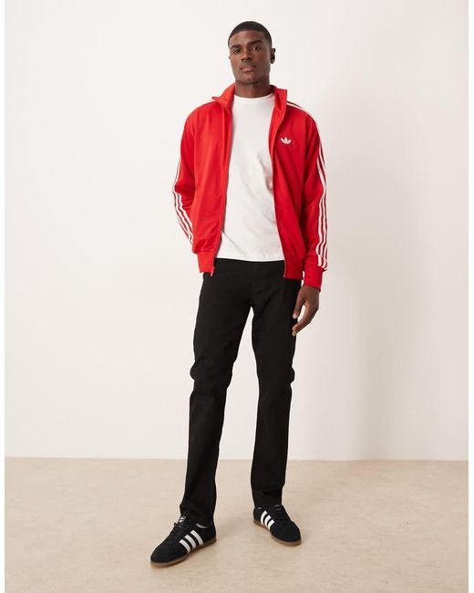Adidas Originals Red Firebird Track Top for men