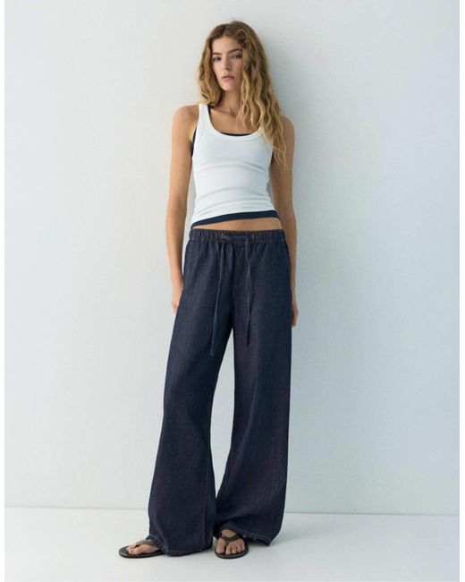 Pantalon Pull&Bear en coloris Blue