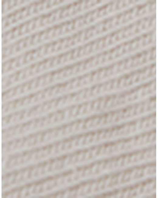 Calzedonia White Cotton Bandless Short Socks