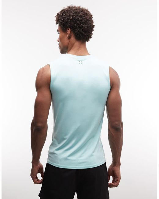 4505 Multicolor Active Slim Fit Tennis Singlet With Side Seam Detail for men
