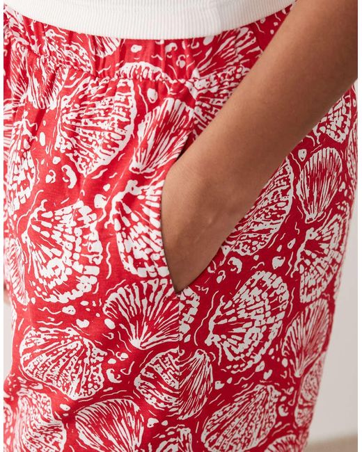 Threadbare Pink Jersey Pull On Shorts With Drawstring