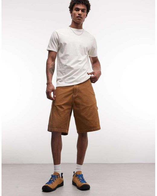 Washed Duck Canvas Timberland de hombre de color White