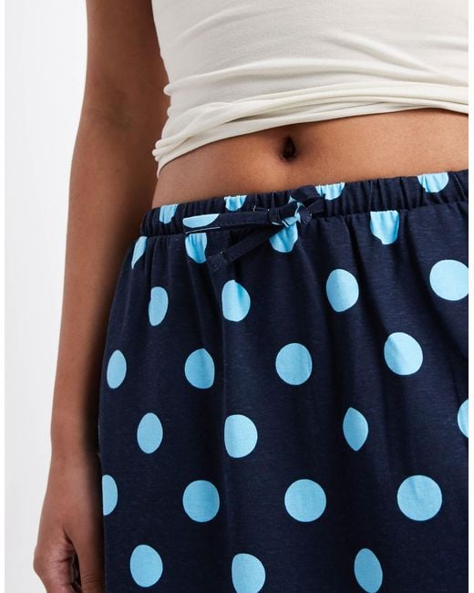 Threadbare Blue Jersey Maxi Skirt