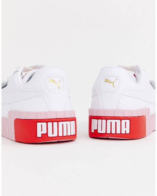 puma pale pink trainers