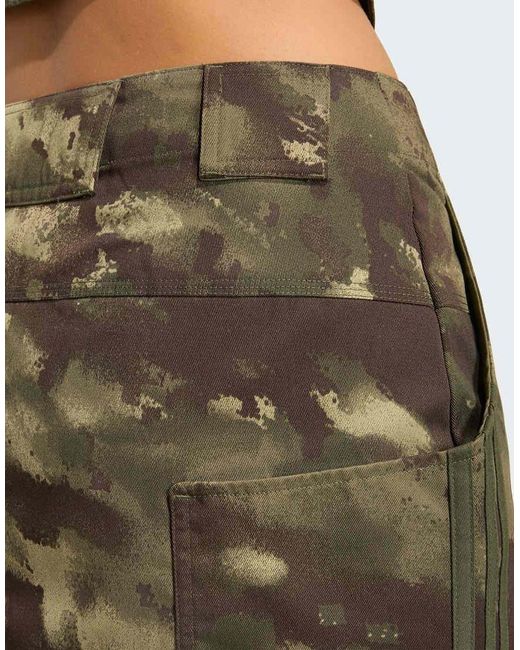 Adidas Originals Green Cargo Skirt