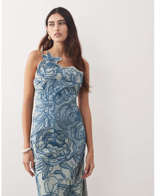 ARRANGE Blue – maxikleid