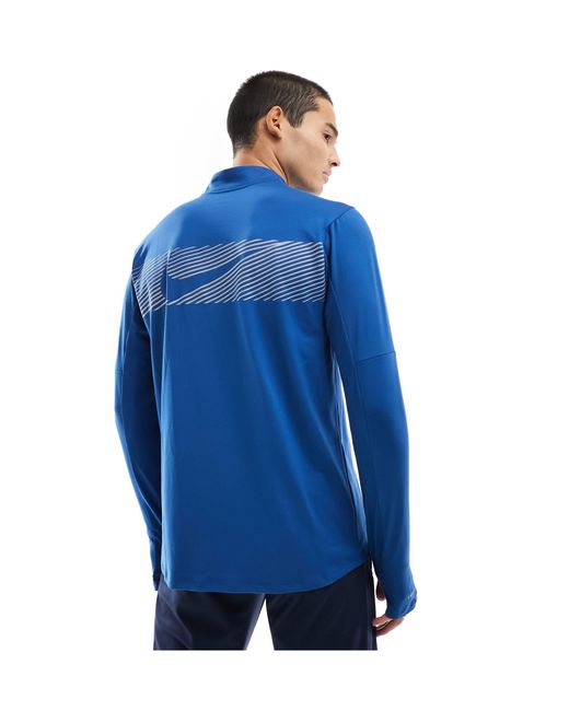 Nike Blue Dri-fit Element Half-zip Top for men