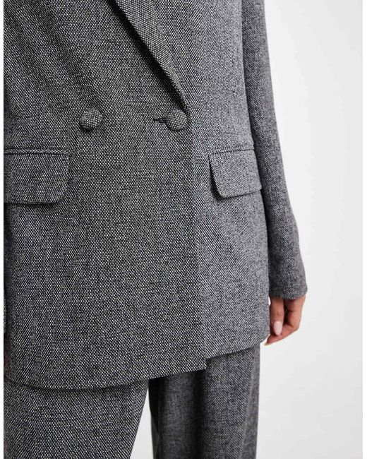 Miss Selfridge Gray Oversized Blazer