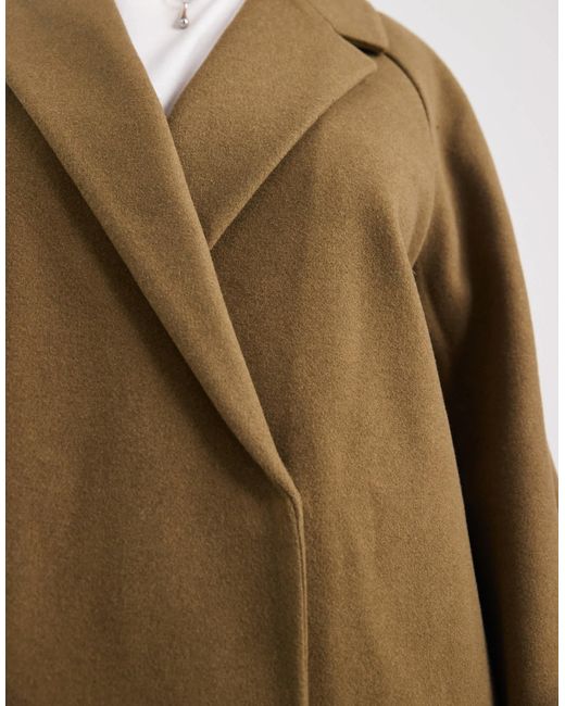 ASOS White Chuck On Overcoat