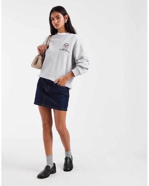 Gant White Logo Sweatshirt