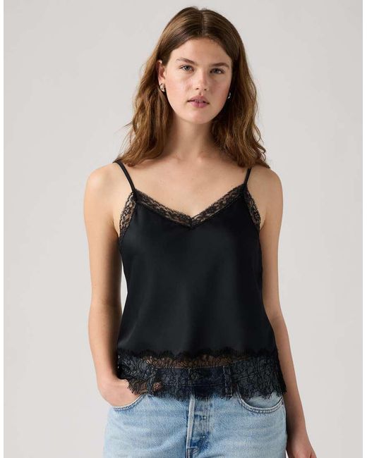 Levi's Black Lynn Cami Tank Top