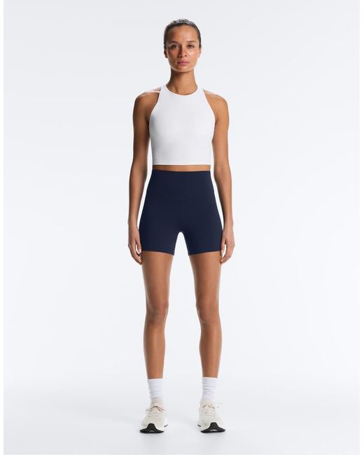 Oysho Blue Comfortlux Strap Tank Top With Cups