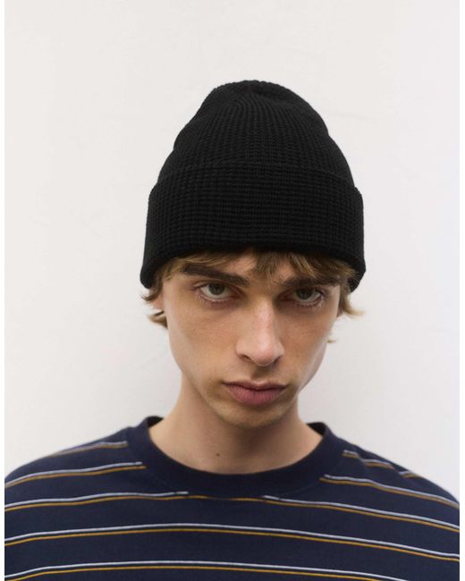 Pull&Bear – strickmütze in Blue für Herren