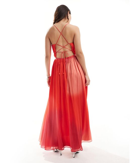 Darryl hallie - robe longue French Connection en coloris Red