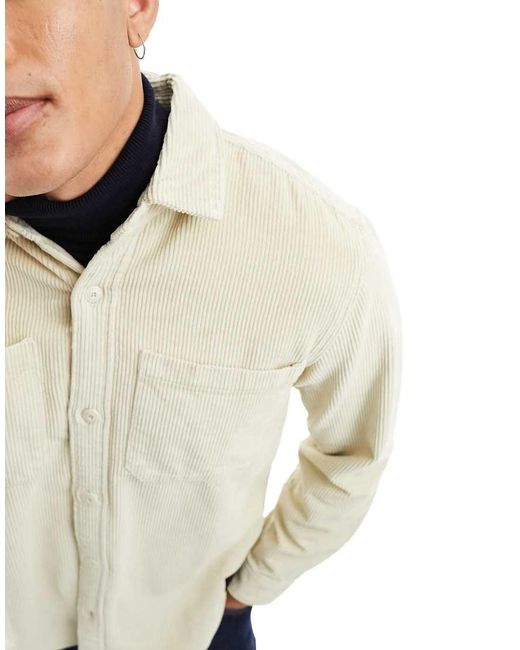 Camicia di Pull&Bear in Blue da Uomo