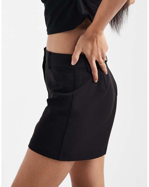 ASOS Black Tailored Micro Short