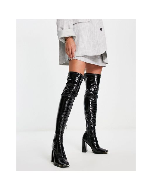 ALDO Cosmo Over The Knee Boots in Black | Lyst