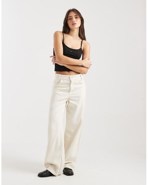 Tommy Hilfiger White Essential Cotton 2 Pack Strappy Vest