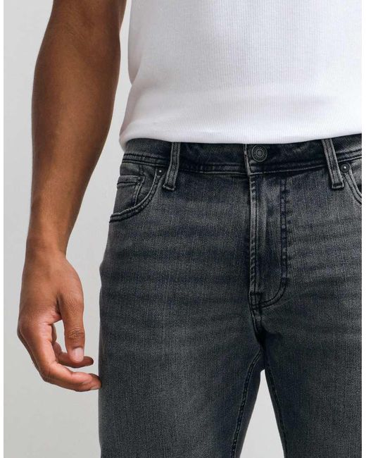 Jack & Jones Black Clark Regular Jeans for men