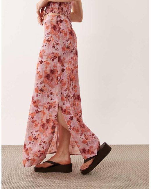 Mango Pink Teen Maxi Skirt Co-Ord