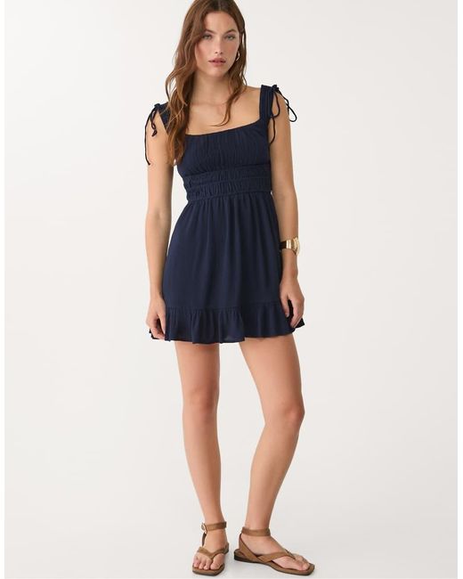 Vestito Corto di Stradivarius in Blue