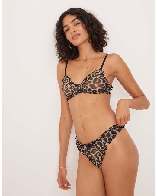 ASOS Brown Alba Soft Triangle Bra