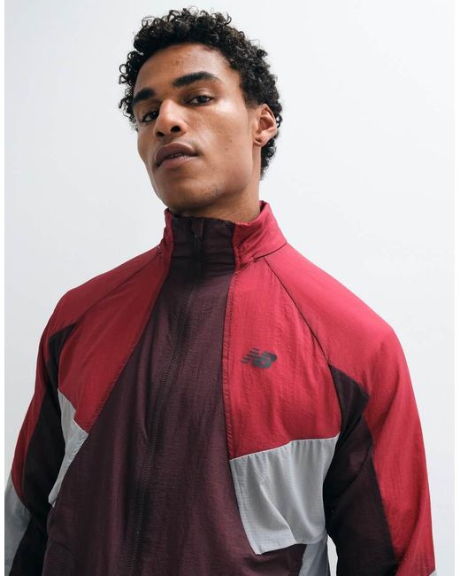 New Balance Red Rc Jacket for men