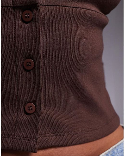 ASOS Gray – langärmeliges oberteil