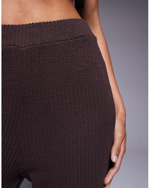 River Island Blue – strukturierte hose
