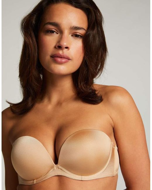 Hunkemöller Brown Padded Underwired Strapless Maximizer Bra