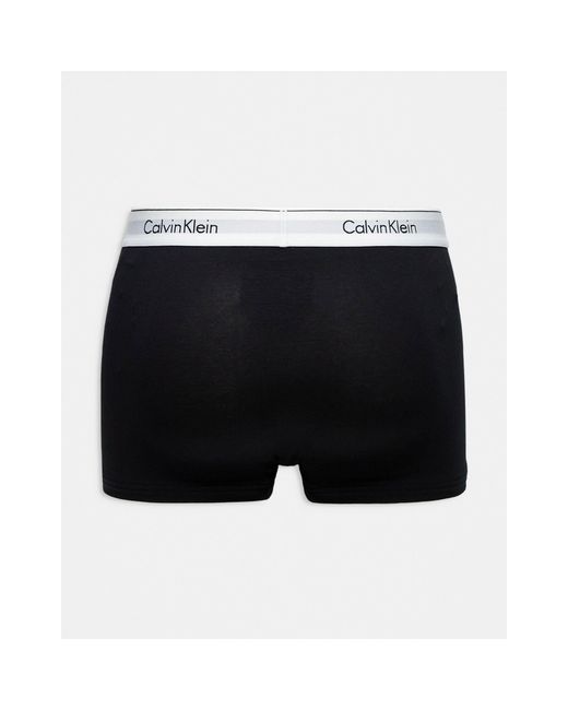 Calvin Klein Multicolor Modern Cotton Stretch Trunks 3 Pack for men