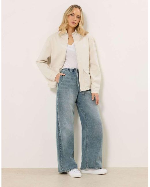 Long Tall Sally Natural Funnel Neck Jacket