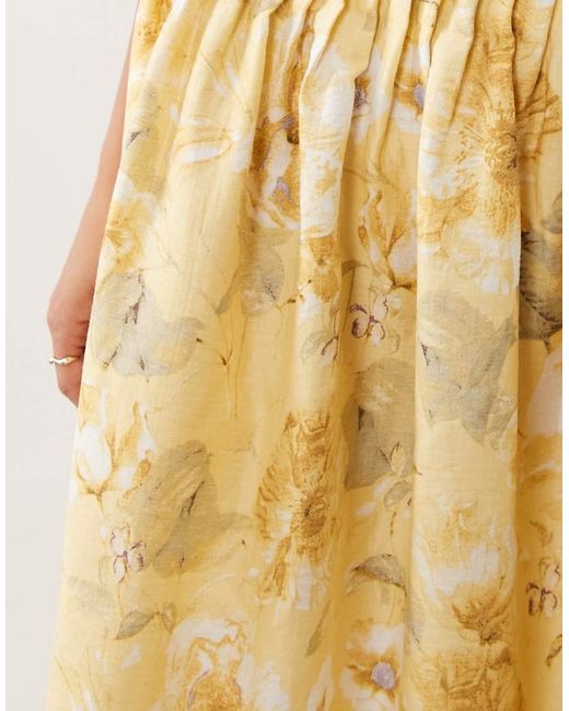 Y.A.S Natural Voluminous Midi Skirt
