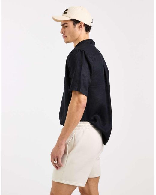ASOS Blue Essentials Slim Fit Jersey Shorts for men