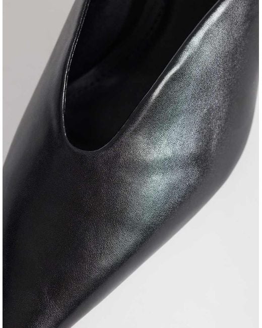SEQWL Black Maybach High Vamp Mules