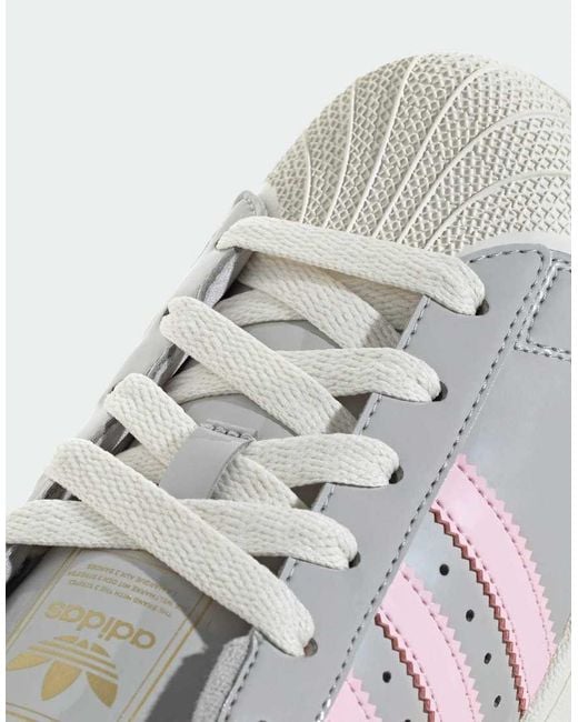 Adidas Originals Gray Superstar Shoes