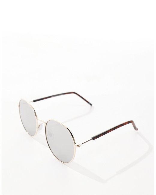 Vans Black – leveler – sonnenbrille mit runden gläsern